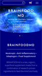 Mobile Screenshot of brainfoodmd.com